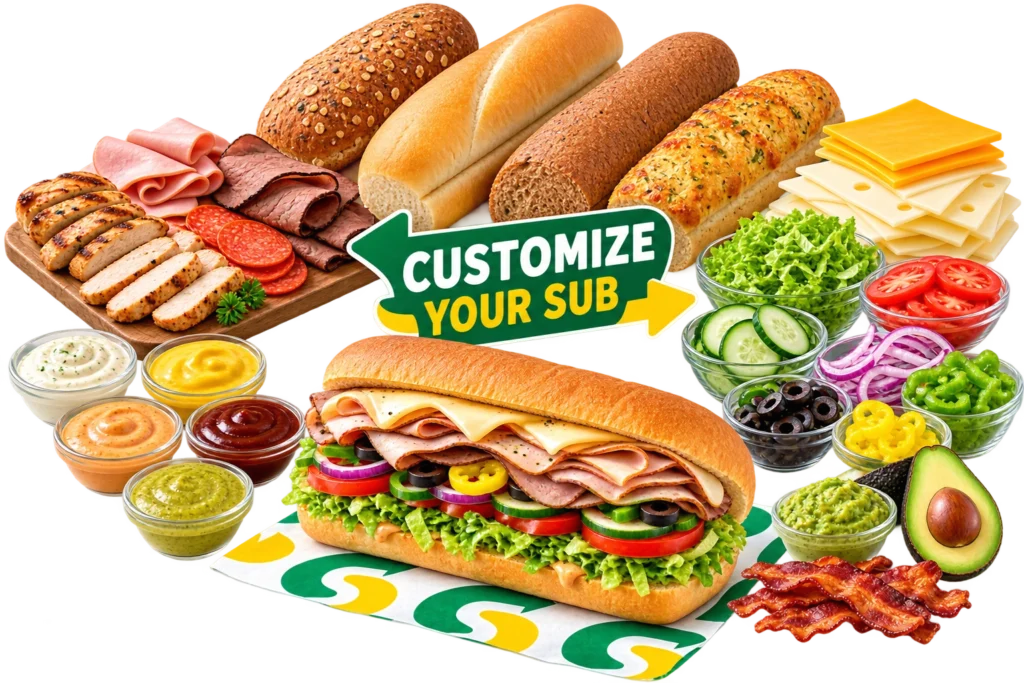 Subway Popular customizatios