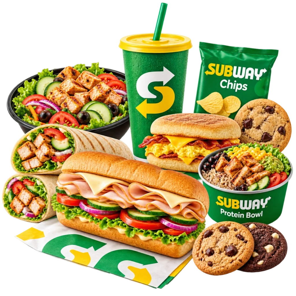 subway menu items