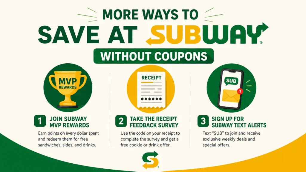More Ways to Save at Subway Without Coupons
