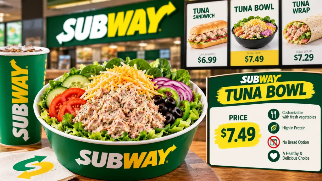 Subway Tuna Bowl Feast